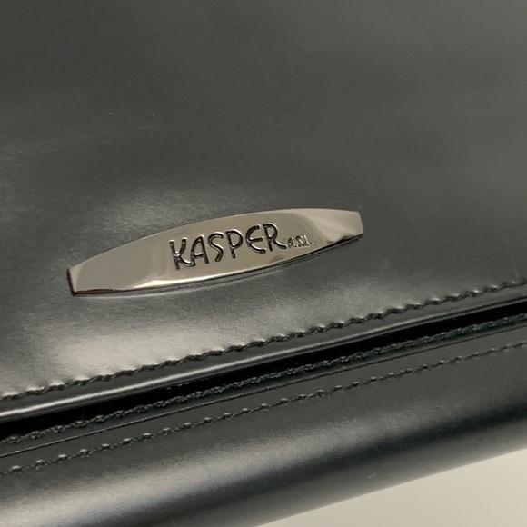 Kasper trifold Faux Leather black Wallet - Picture 14 of 15